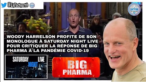 Woody Harrelson profite de son monologue à Saturday Night live pour critiquer Big Pharma