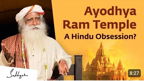 Is Ayodhya Ram Temple Needed? Sadhguru Answers