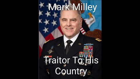 Mark Alexander Milley Confesses To Committing Treason On National Television - Is this why he resigned from the military?