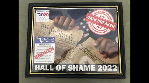 Speaker of the Florida House Inducted into Oath Breakers Hall of Shame