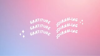 Write Your Gratitude List with Me