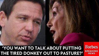 DESANTIS ROASTS PELOSI WHILE CAMPAIGNING FOR RE-ELECTION