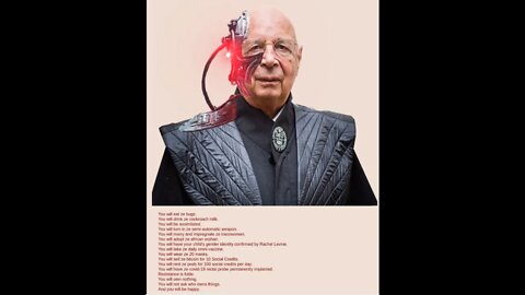 Psychotic maniac--'Mr. Great Reset'--Klaus Schwab, is "OFTEN IN THE VATICAN"!! (increased volume)