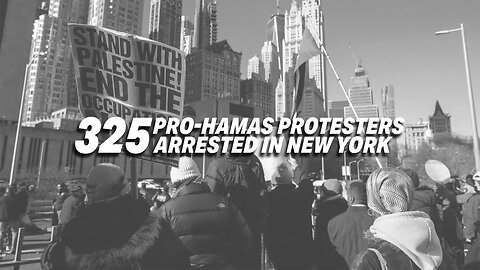 325 PRO-HAMAS PROTESTERS ARRESTED IN NEW YORK AFTER BLOCKING BRIDGES & CHANTING ANTI-ISRAEL SLOGANS
