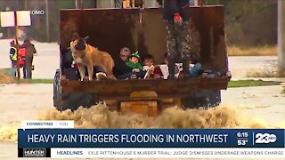Pacific Northwest under a flood emergency