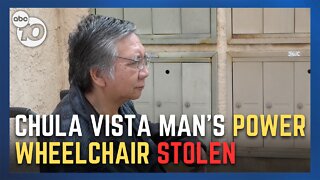 Thief steals senior Chula Vista man's power wheelchair