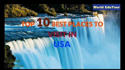 Top 10 places of united state