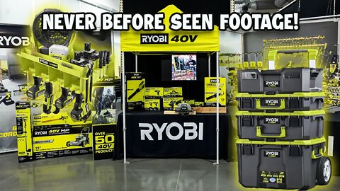RYOBI TOOLS LIKE YOU NEVER SEEN THEM BEFORE! All New RYOBI Link Storage Hands on and ON-SITE VISIT!