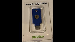 Look @ Yubico FIDO Security Key NFC Two Factor Authentication USB C NFC Works Mobile FIDO U2F FIDO2