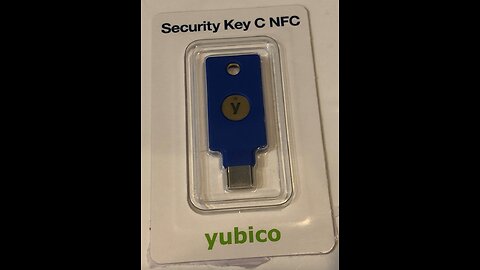 Look @ Yubico FIDO Security Key NFC Two Factor Authentication USB C NFC Works Mobile FIDO U2F FIDO2