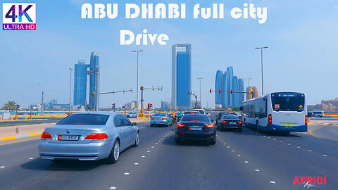 ABUDHABI full city Drive 4k 🇦🇪