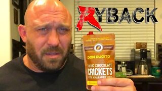 Ryback Eats Chocolate Covered Crickets - Feeding Time