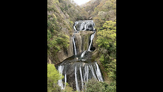 "Fukuroda Falls" in Ibaraki Prefecture.