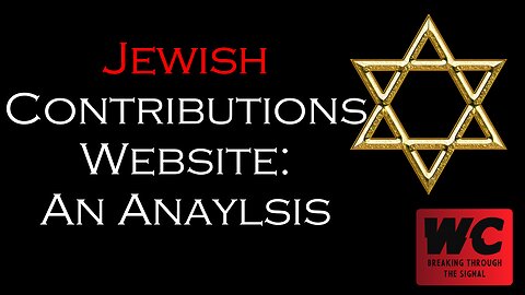Jewish Contributions Website: An Analysis