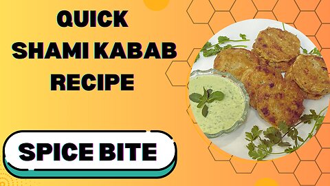 Quick Shami Kabab Recipe | Ramadan Special Recipe By Spice Bite By Sara