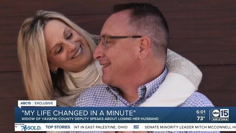 Widow of Yavapai County sergeant killed speaks out for the first time since his death