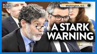 Bret Weinstein Issues a Dire Warning to Senate Panel