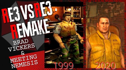 RE3 vs RE3 Remake: Brad Vickers and Meeting Nemesis