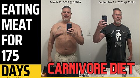 My carnivore diet results, 6 month weight loss experience
