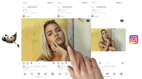 Instagram Seamless Multi-Post Effect - GIMP 2.10 Tutorial