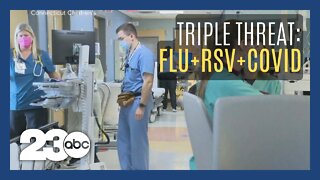Tripledemic: Surge of flu, RSV and COVID cases nationwide