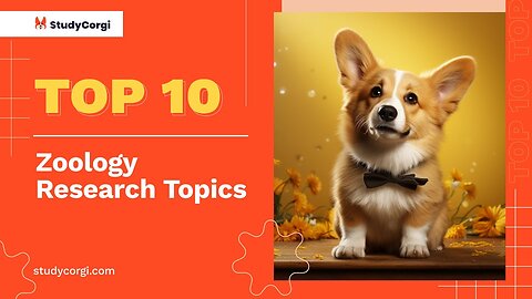 TOP-10 Zoology Research Topics