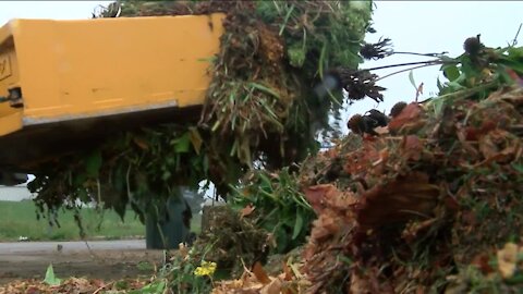 West Bend DPW crews work on finishing construction projects before leaf collection season
