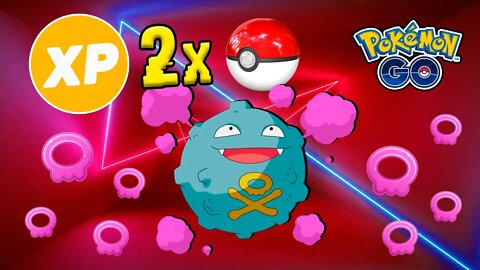 🕕 KOFFING SHINY! DOBRO DE XP NA CAPTURA! Hora do Holofote! Pokémon GO!