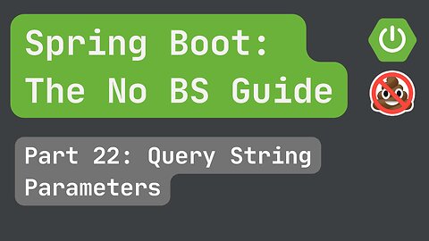Spring Boot pt. 22: Query String Parameters