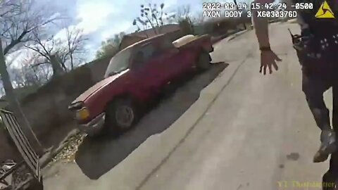 SAPD body cam video shows officers pursuing, fatally shooting wanted man