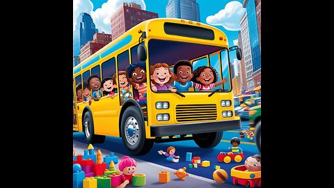 Wheels On the Bus song - Soccer ball shaped wheels - Baby Nursery Rhymes & Kids Songs