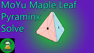 MoYu Maple Leaf Pyraminx Solve