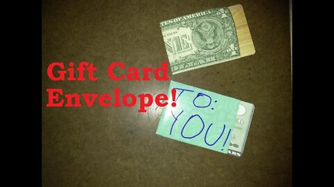 Easy Origami Gift Card Envelope, Paper or Money + Preview Origami Dollar Design © #DrPhu