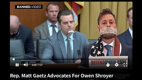 Rep. Matt Gaetz Advocates For Owen Shroyer Over Bureau Of Prisions Retaliation