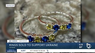 La Mesa jewelry store creates rings to raise funds to support those in Ukraine