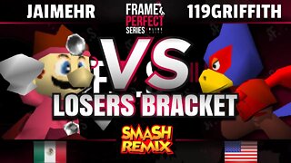 FPS3 Online - RG | JaimeHR (Dr. Mario) vs 119 griffith (Falco) - Smash Remix