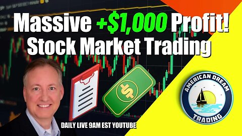 Massive +$1,000 Profit Lifetime Members Stock Market Trading Success