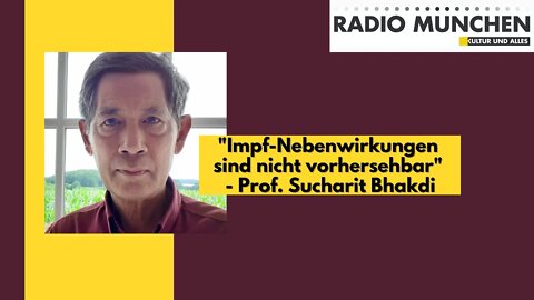 "Impf-Nebenwirkungen sind nicht vorhersehbar." - Prof. Bhakdi | VÖ: 16.07.2020