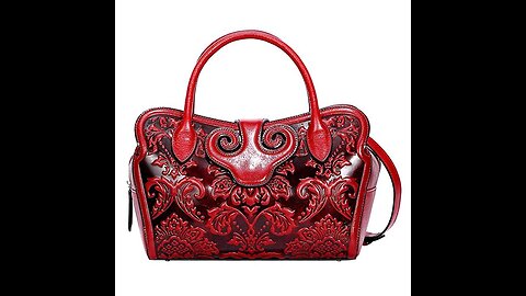 PIJUSHI Top Handle Satchel Handbags for Women Designer Floral Handbags and Purses