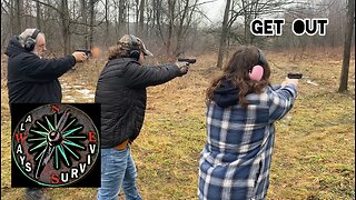 Fun Time With The Fam Shooting Pistols
