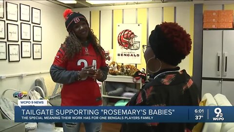 Bengals tailgate supports Rosemary's Babies Co.