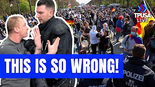 INSANE: GERMAN POLICE PUMMEL ANTI-LOCKDOWN PROTESTER IN VAN