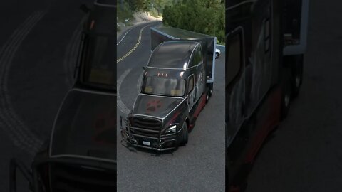 Freightliner Cascadia with CAT V8 3408 700 engine pt2 #shorts