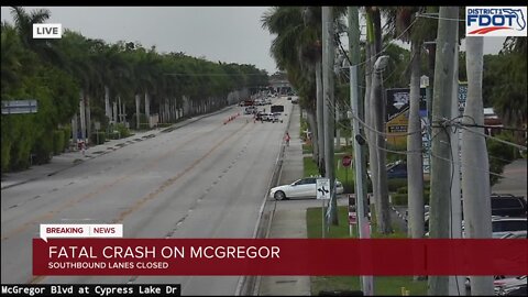 LCSO: Fatal crash in the area of McGregor Boulevard & Cypress Lake Dr.