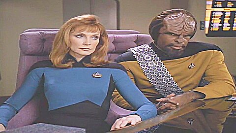 Beverly agrees to have Worf's baby for the good of the Empire