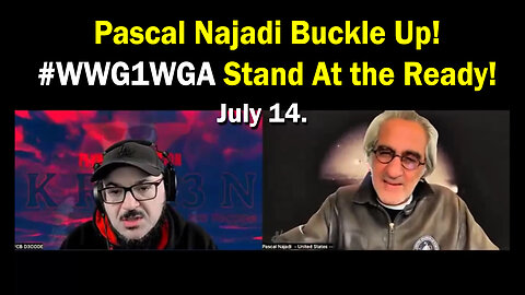Pascal Najadi: Stand At the Ready! Buckle Up! #WWG1WGA
