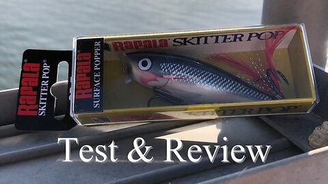 Rapala Skitter Pop: Test and Review