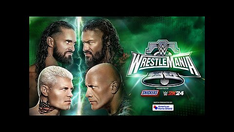 Cody Rhodes & Seth Rollin vs The Rock & Roman Reigns: