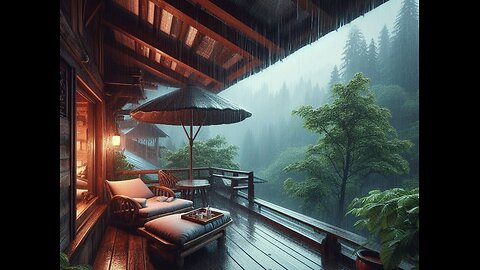 Sounds of Rain and Thunder for sleep - rain sounds for relaxing your mind and sleep