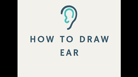 How to draw an Ear | Ear step by step for beginners | Ear drawing easy tutorial with pencil basics